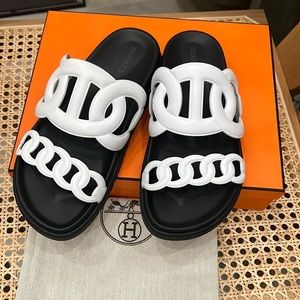 Hermes extra nappa sandals